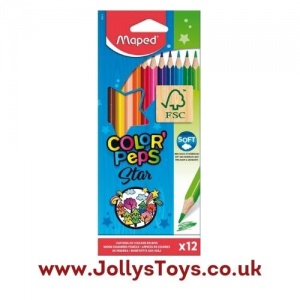 Color'Peps Colouring Pencils, 12s